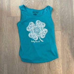 LUCKY BRAND TEAL TANK TOP